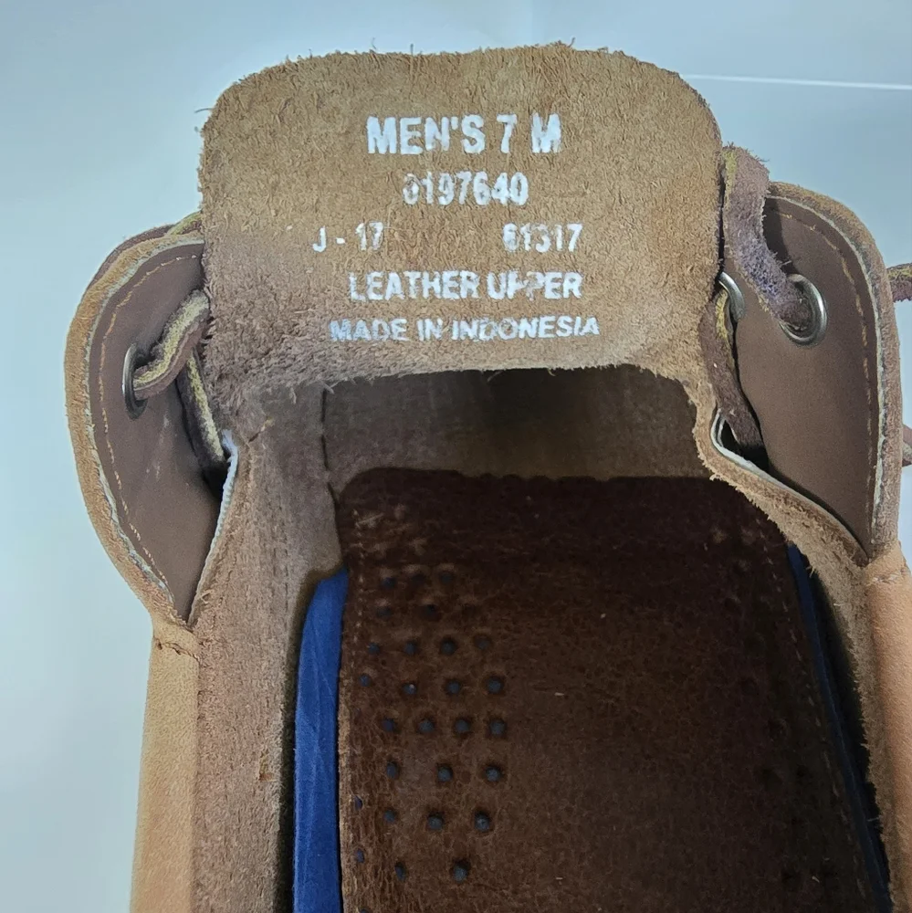 Sperry Top-Sider Men's Sahara Boat Shoe, Size 7M - Brown